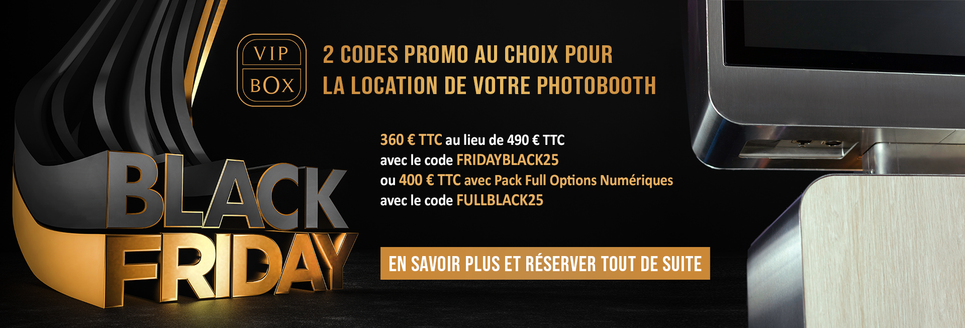 Location Photobooth en France : VIPBOX photomaton