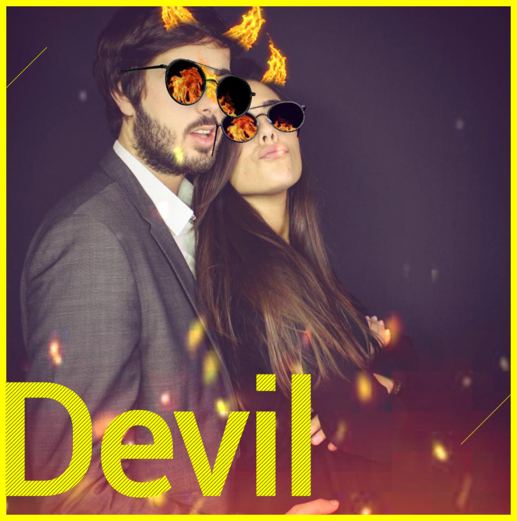 Photobooth Snapchat VIPBOX - Devil