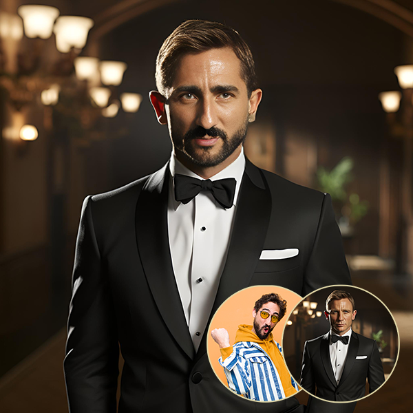 photobooth Faceswap James Bond